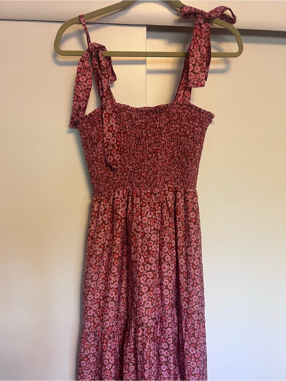XiRENA Pink Floral Tie-Shoulder Maxi Dress - Picture 2 of 7
